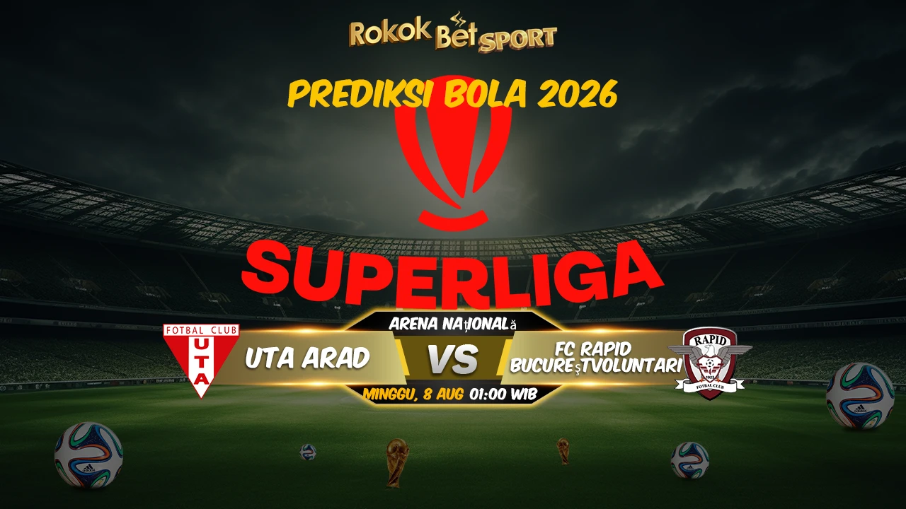Prediksi Kami UTA Arad Vs FC Rapid Bucureşti 08-08-2026