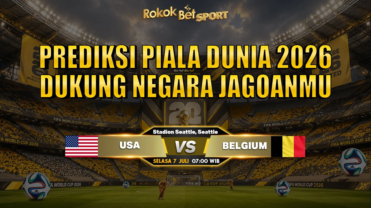 Prediksi Piala Dunia United States vs Belgium